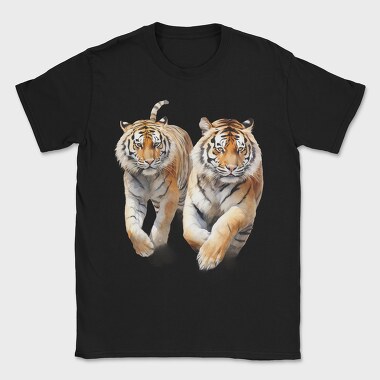 Watercolor Tigers, Tricou Barbati (Unisex)