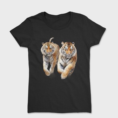Watercolor Tigers, Tricou Femei