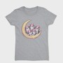 Watercolor Sleepy Kittens, Tricou Femei