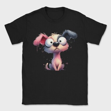 Watercolor Puppy Mood, Tricou Barbati (Unisex)