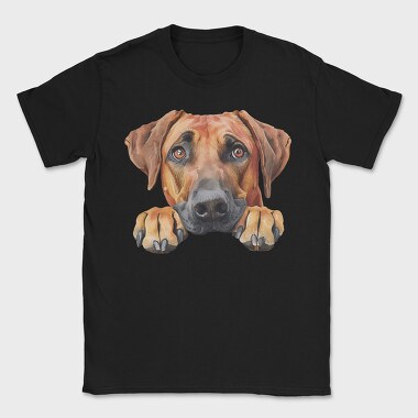 Watercolor Rhodesian Ridgeback, Tricou Barbati (Unisex)