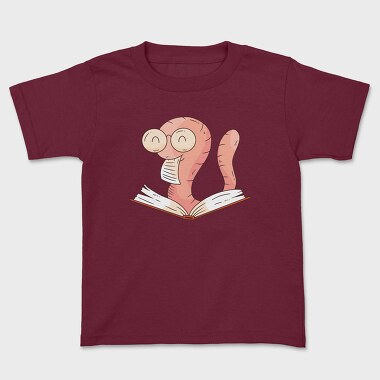 Reading Worm, Tricou Copii