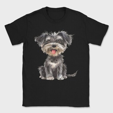 Watercolor Puppy Smile, Tricou Barbati (Unisex)