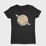 Watercolor Saturn Planet, Tricou Femei