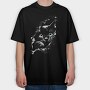 Cat Ripping, Tricou Oversize Barbati (Unisex)