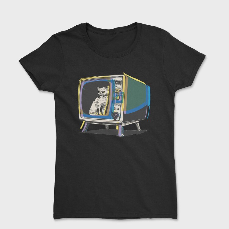 Cat Inside Tv, Tricou Femei