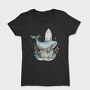 Watercolor Whale Crystal, Tricou Femei