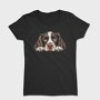 Watercolor Spaniel Peep, Tricou Femei