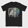 Cat Inside Tv, Tricou Barbati (Unisex)
