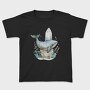 Watercolor Whale Crystal, Tricou Copii