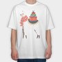 Polar Bear Presents, Tricou Oversize Barbati (Unisex)