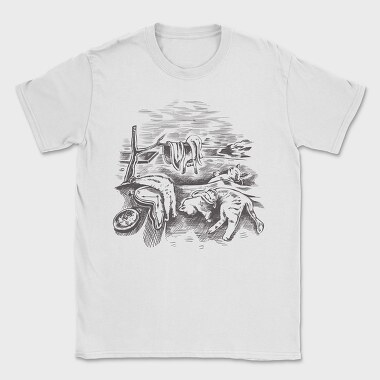 Watch And Cats Painting Parody, Tricou Barbati (Unisex)