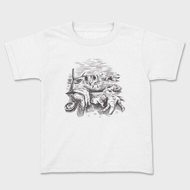 Watch And Cats Painting Parody, Tricou Copii