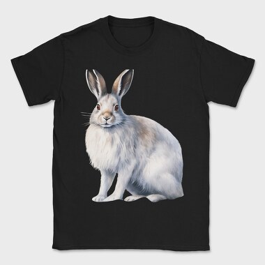 Watercolor Rabbit Winter, Tricou Barbati (Unisex)
