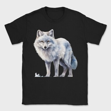 Watercolor Wolf Ice, Tricou Barbati (Unisex)
