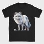 Watercolor Wolf Ice, Tricou Barbati (Unisex)