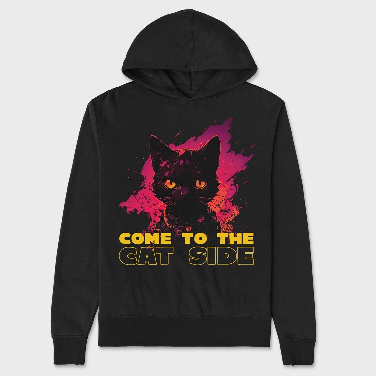 Cat Side, Hanorac Oversize Barbati (Unisex)