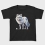 Watercolor Wolf Ice, Tricou Copii