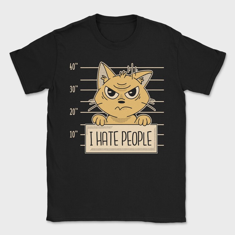 Cat Prison, Tricou Barbati (Unisex)