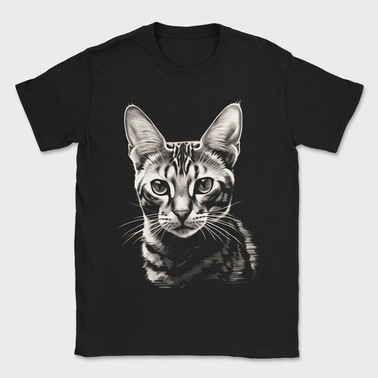 Cat Portrait, Tricou Barbati (Unisex)