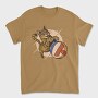 Cat Playing Volleyball, Tricou Barbati (Unisex)