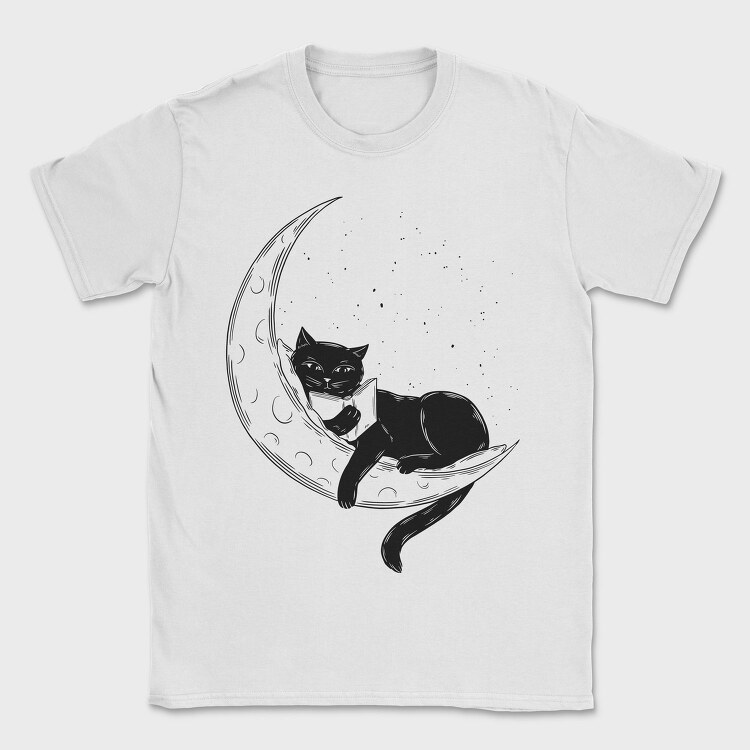 Cat on the Moon, Tricou Barbati (Unisex)
