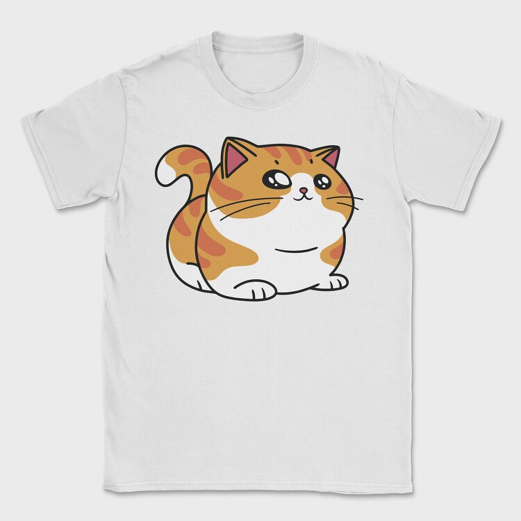Cat Kawaii, Tricou Barbati (Unisex)