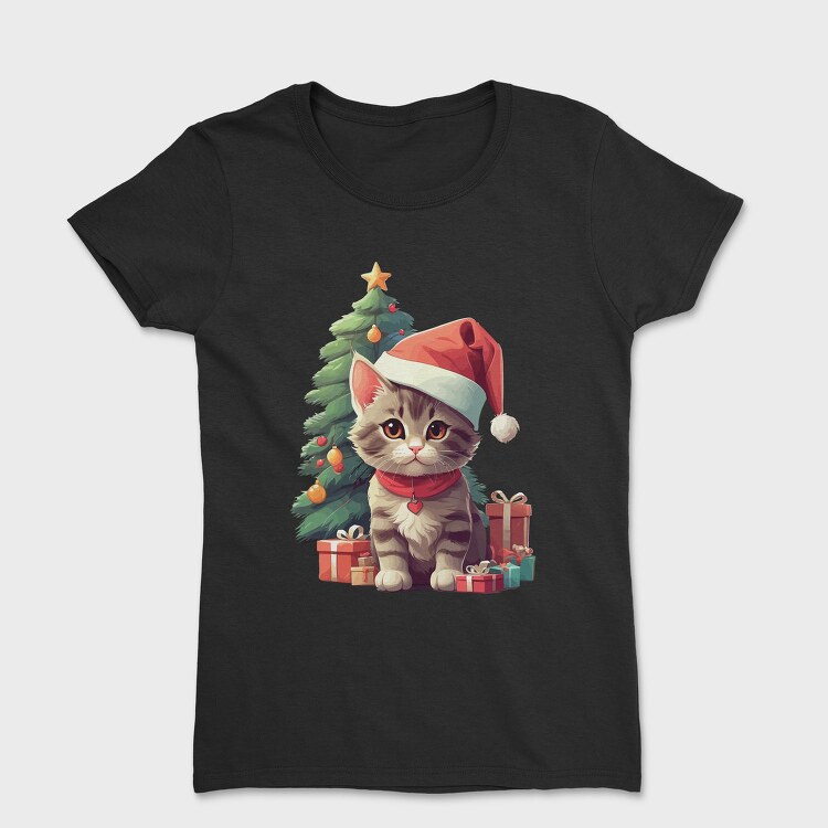 Cat Christmas Gifts, Tricou Femei
