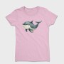Whale Cute Face, Tricou Femei