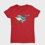 Whale Cute Face, Tricou Femei