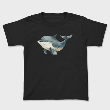 Whale Cute Face, Tricou Copii