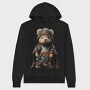 Assassin Teddy Bear, Hanorac Oversize Barbati (Unisex)
