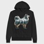 Wolf Moon Forest, Hanorac Oversize Barbati (Unisex)