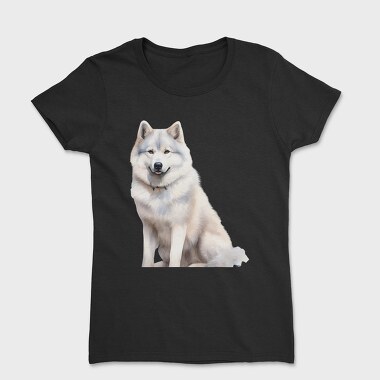 Wolf Sitting Pose, Tricou Femei