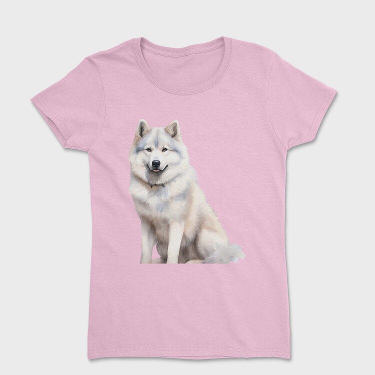 Wolf Sitting Pose, Tricou Femei