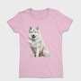 Wolf Sitting Pose, Tricou Femei