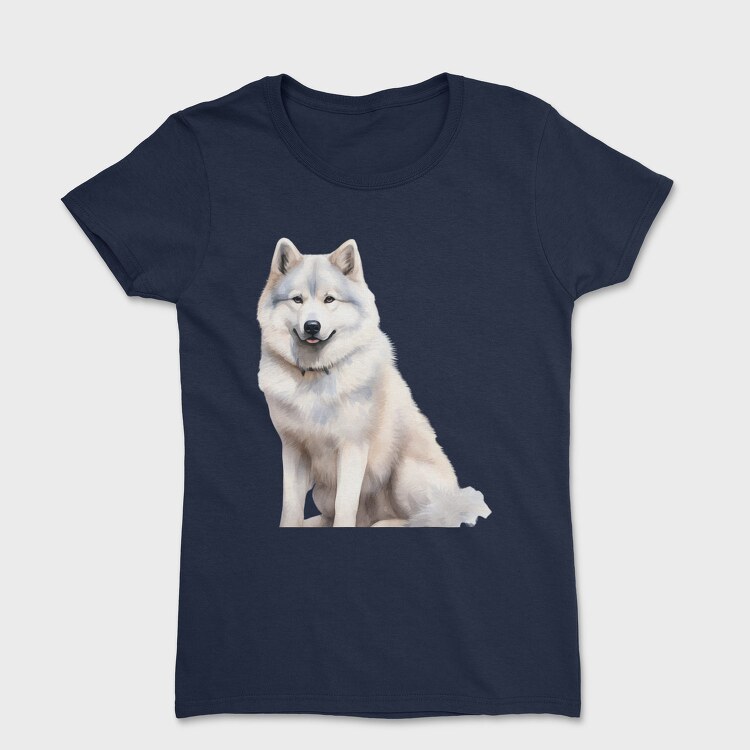 Wolf Sitting Pose, Tricou Femei