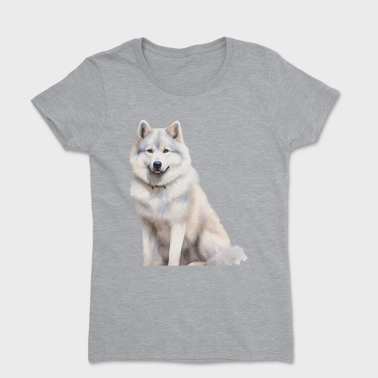 Wolf Sitting Pose, Tricou Femei