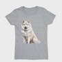 Wolf Sitting Pose, Tricou Femei