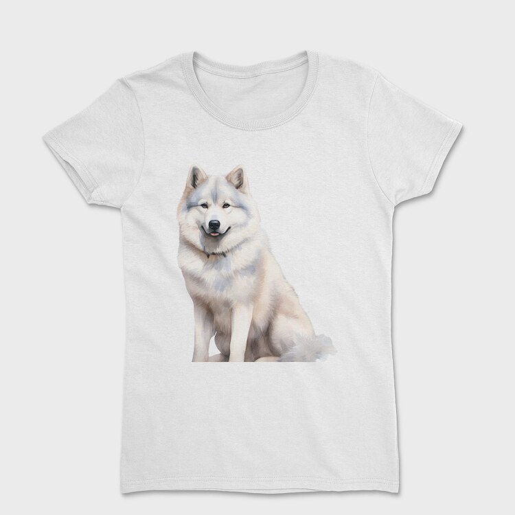Wolf Sitting Pose, Tricou Femei