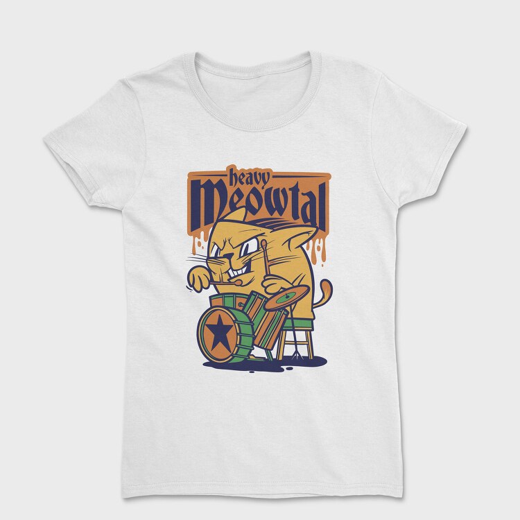 Cat Drummer 2, Tricou Femei