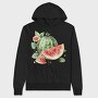 Watermelon Slice, Hanorac Oversize Barbati (Unisex)