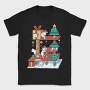 Cat House Christmas, Tricou Barbati (Unisex)