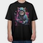Cat Gaming, Tricou Oversize Barbati (Unisex)