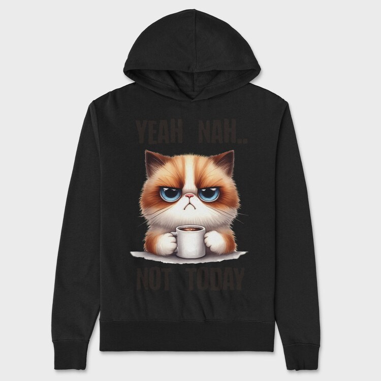 Yeah Nah Not Today, Hanorac Oversize Barbati (Unisex)