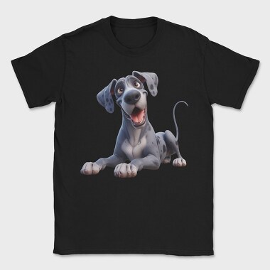 Whimsical Dog Smile, Tricou Barbati (Unisex)
