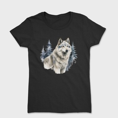 Wolf Winter Forest, Tricou Femei