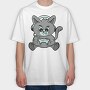 Cat Gamer, Tricou Oversize Barbati (Unisex)