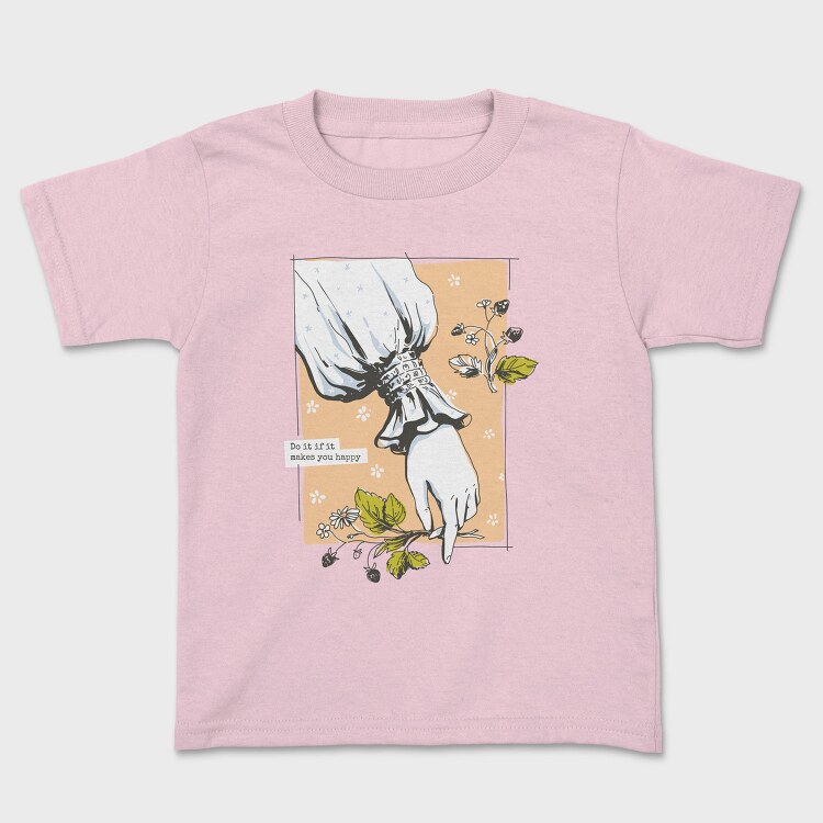 Cottagecore Lifestyle Nature Collection, Tricou Copii