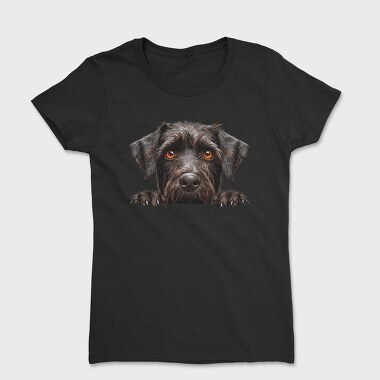 Wirehaired Pointer Peep, Tricou Femei